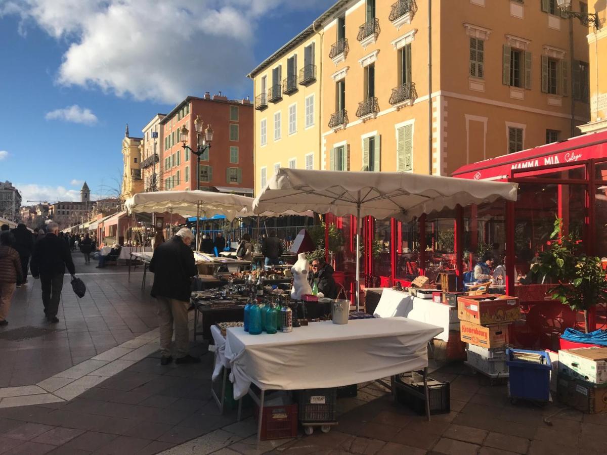 Spacious And Bright Flat Close To The Beach : Heart Of Old Nice Luaran gambar